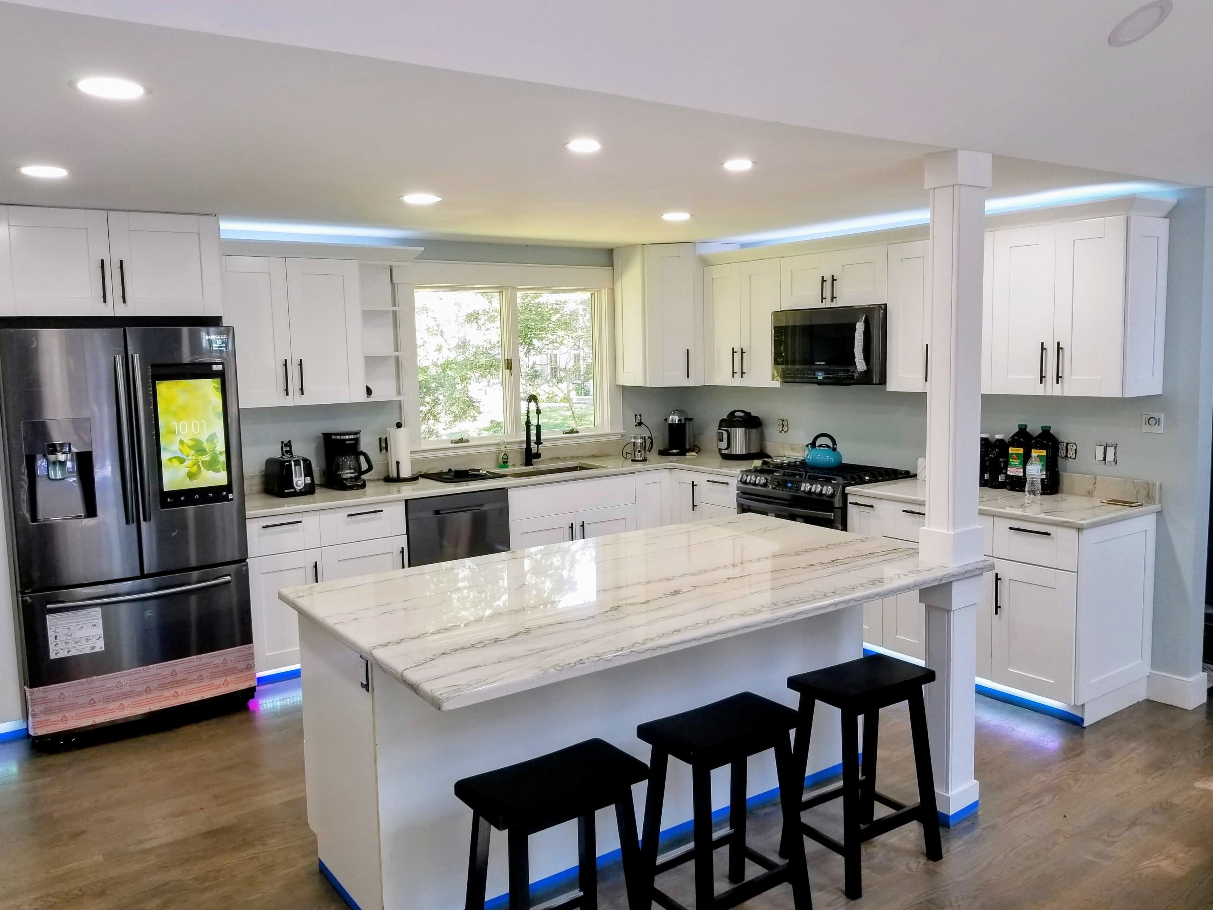 Kitchen and remodeling project detail