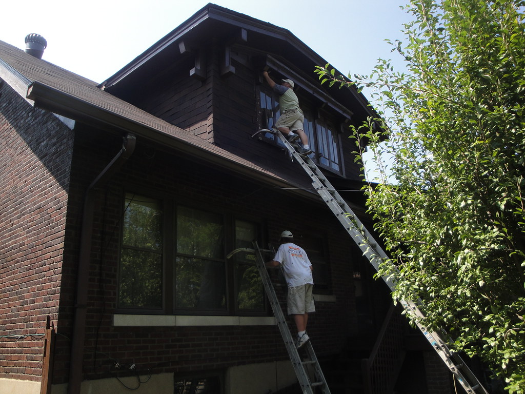 Exterior painting project with improved curb appeal and surface protection