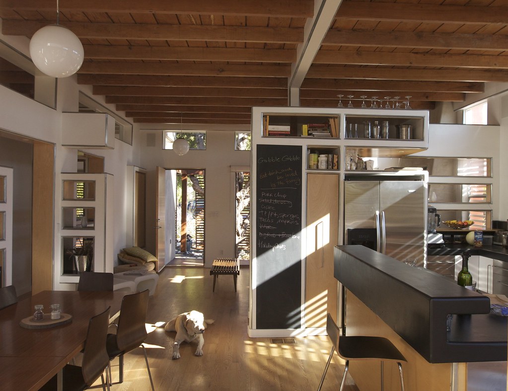 Home remodeling project with updated finishes and improved room flow